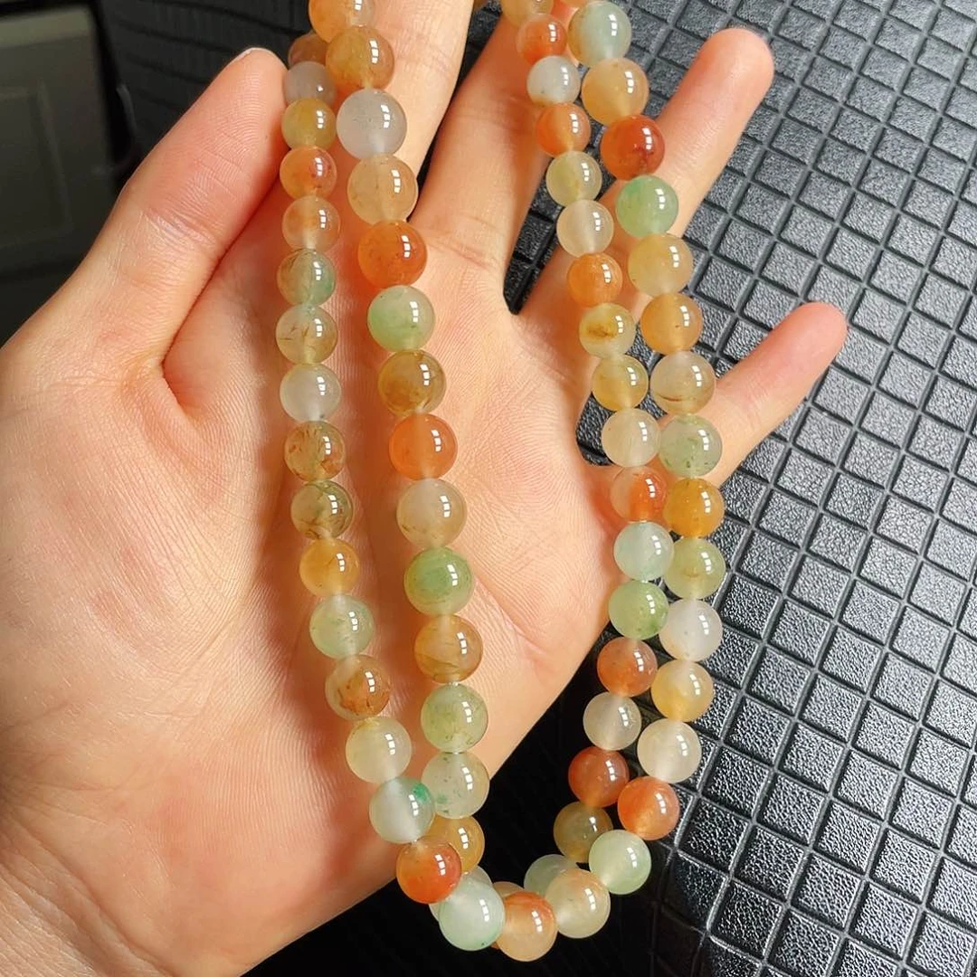 石英质玉项链未镶嵌朵*