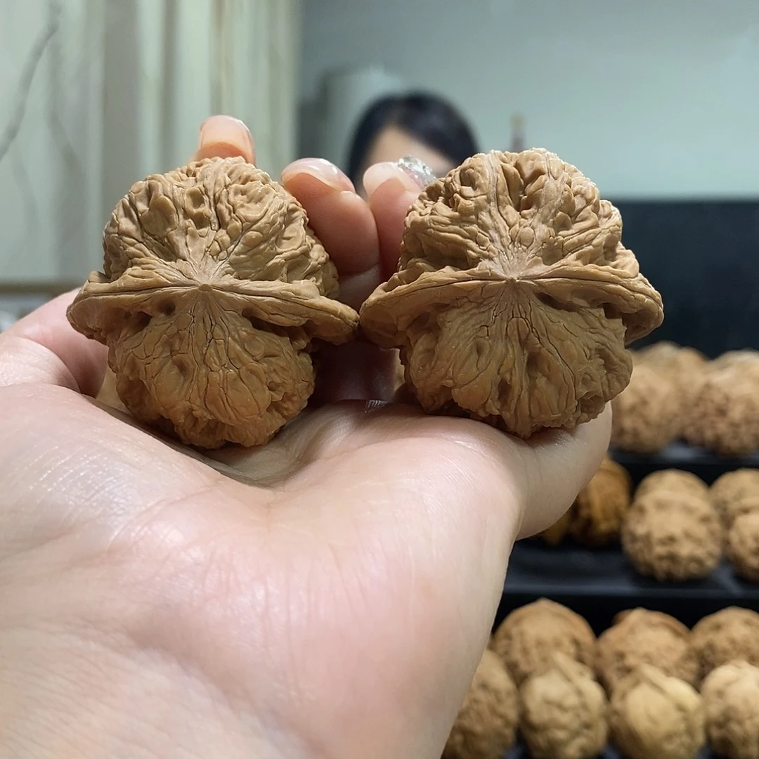 把件文玩核桃45将军膀尖有瑕疵