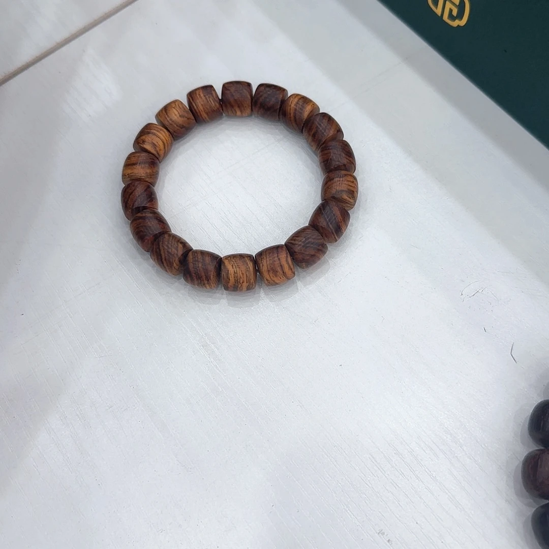 端景台紫檀木类黄花梨虎皮纹直切-gz0005