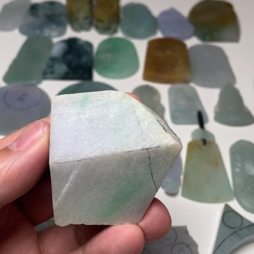 翡翠裸石缅甸翡翠A货