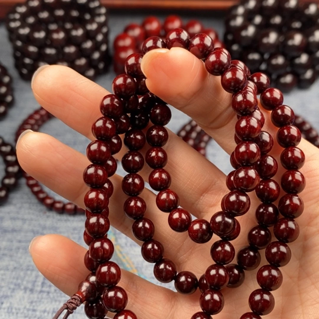 小叶紫檀手串/手链涛**辰小叶紫檀0.7