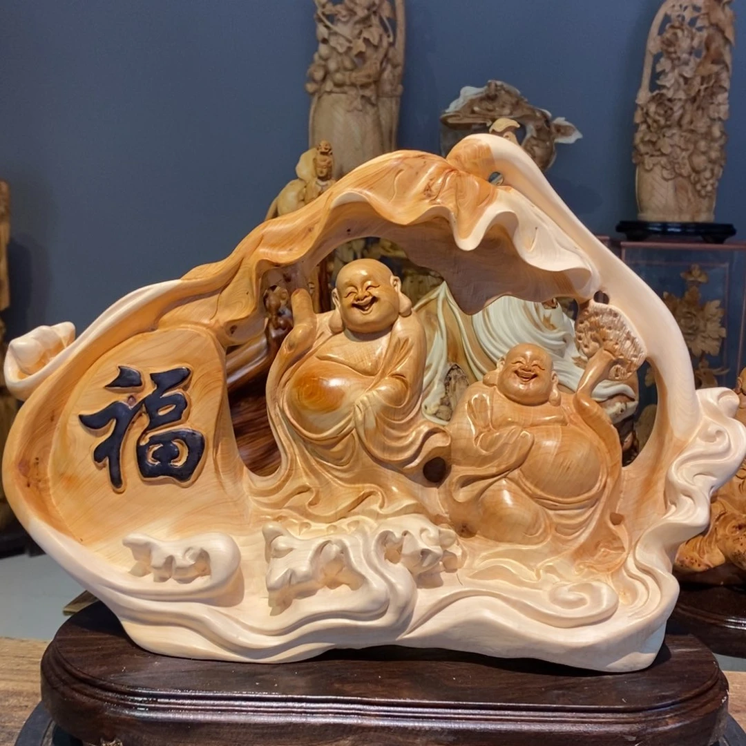 柏木（崖柏）崖柏木雕刻