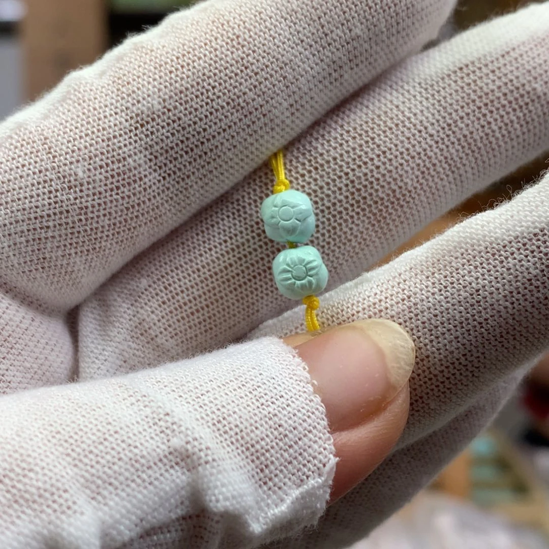 绿松石未镶嵌挂件