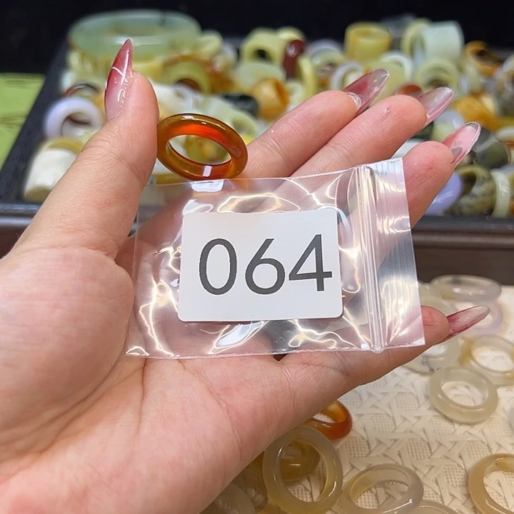 玛瑙/玉髓未镶嵌戒指