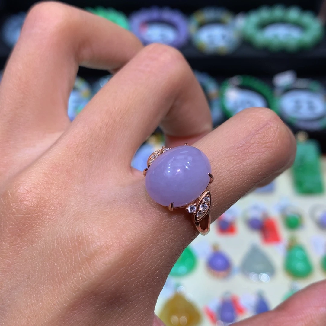 翡翠银S925镶嵌颈饰翡翠