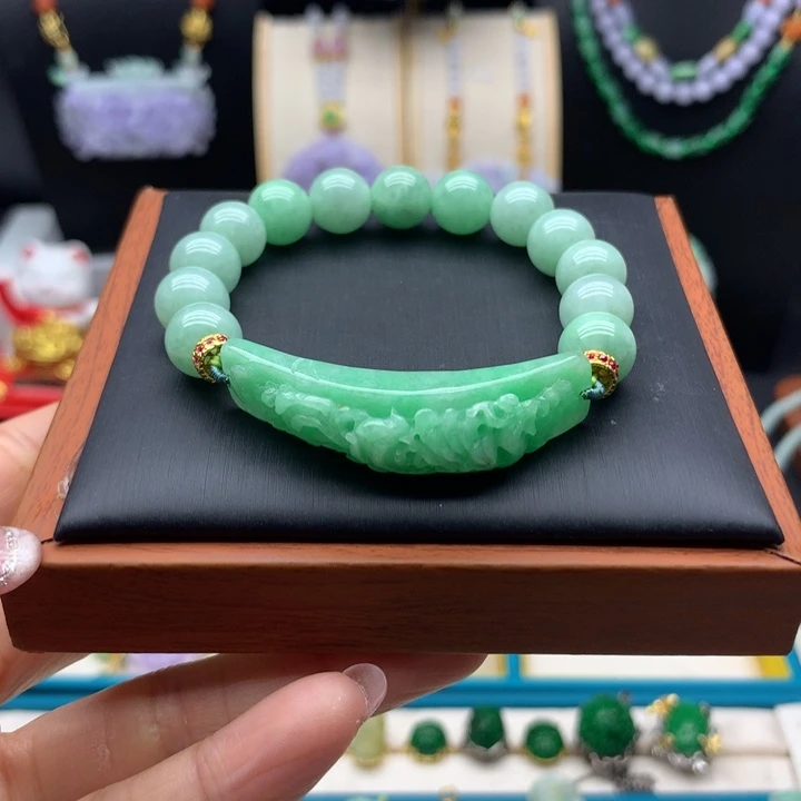 未镶嵌手链翡翠翡翠手串