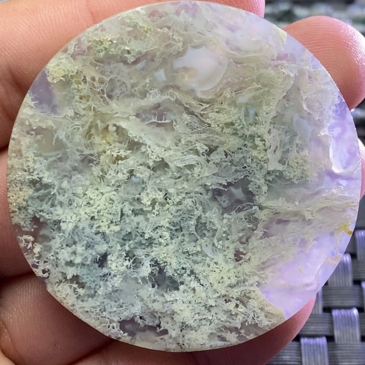 玛瑙/玉髓圆满牌未镶嵌琼*