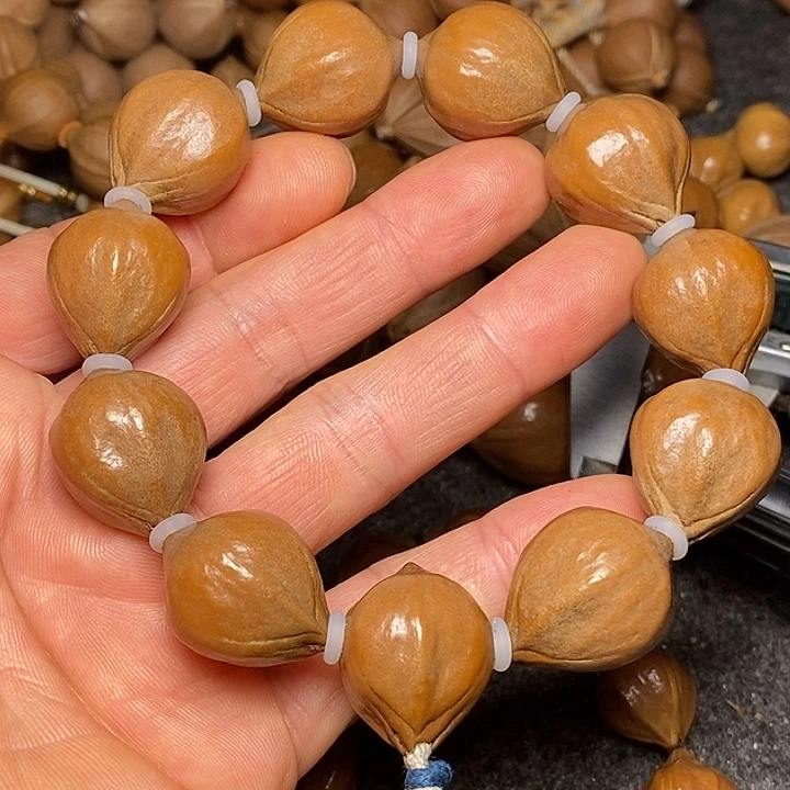 橄榄核手串1.9尺寸19号