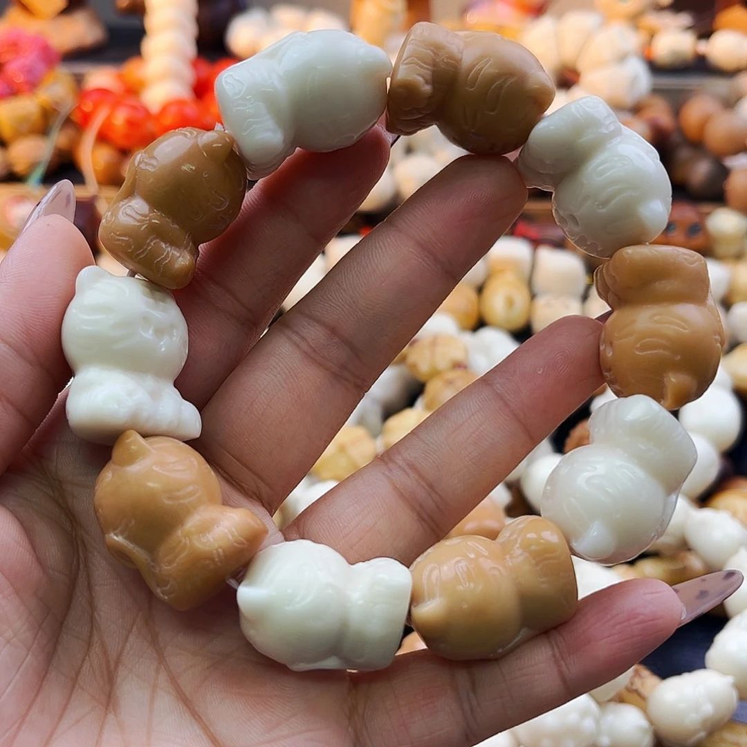 手串菩提根/象牙果双拼老虎