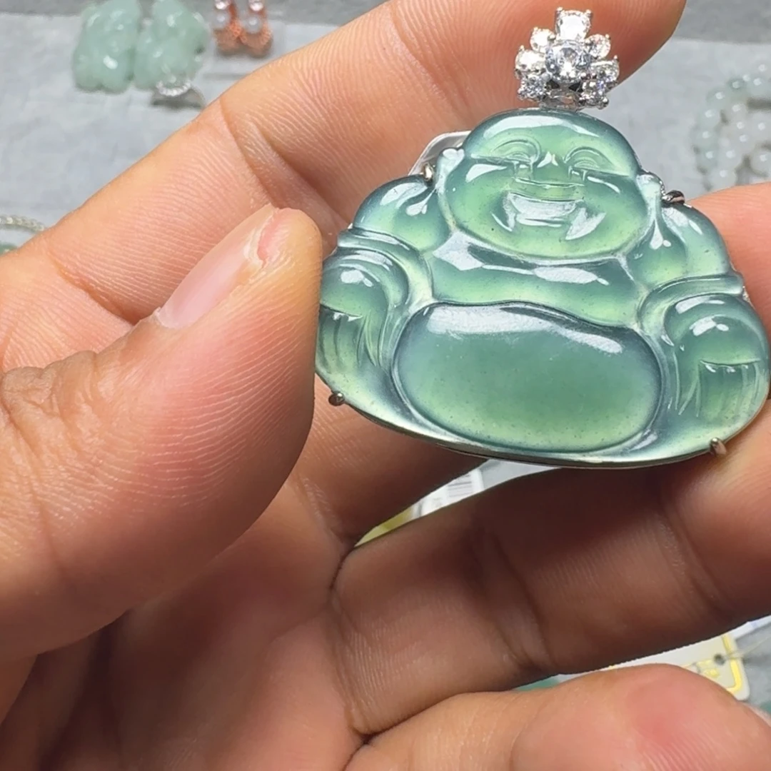 定制翡翠未镶嵌佛公