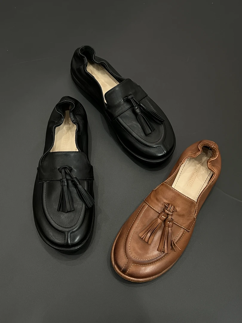 流苏乐福鞋一脚蹬时尚潮流夏季舒适百搭