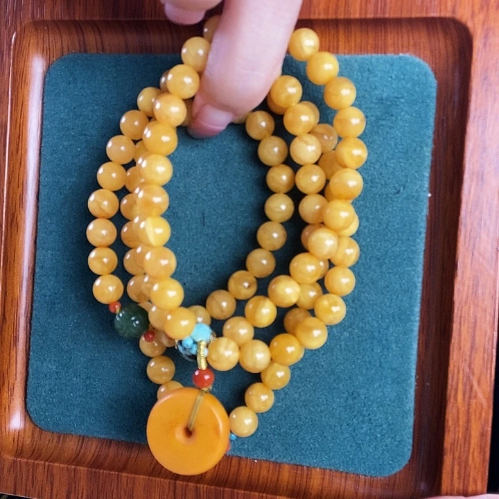 手链蜜蜡未镶嵌手串