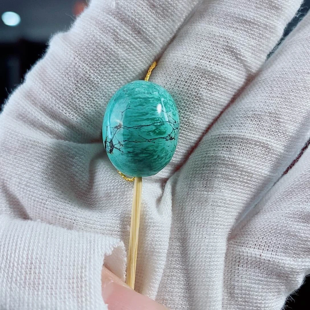 未镶嵌绿松石珠宝奇石