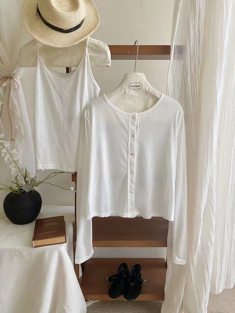 【代莹优选】2298亲肤纸片人冰感长袖防晒t恤