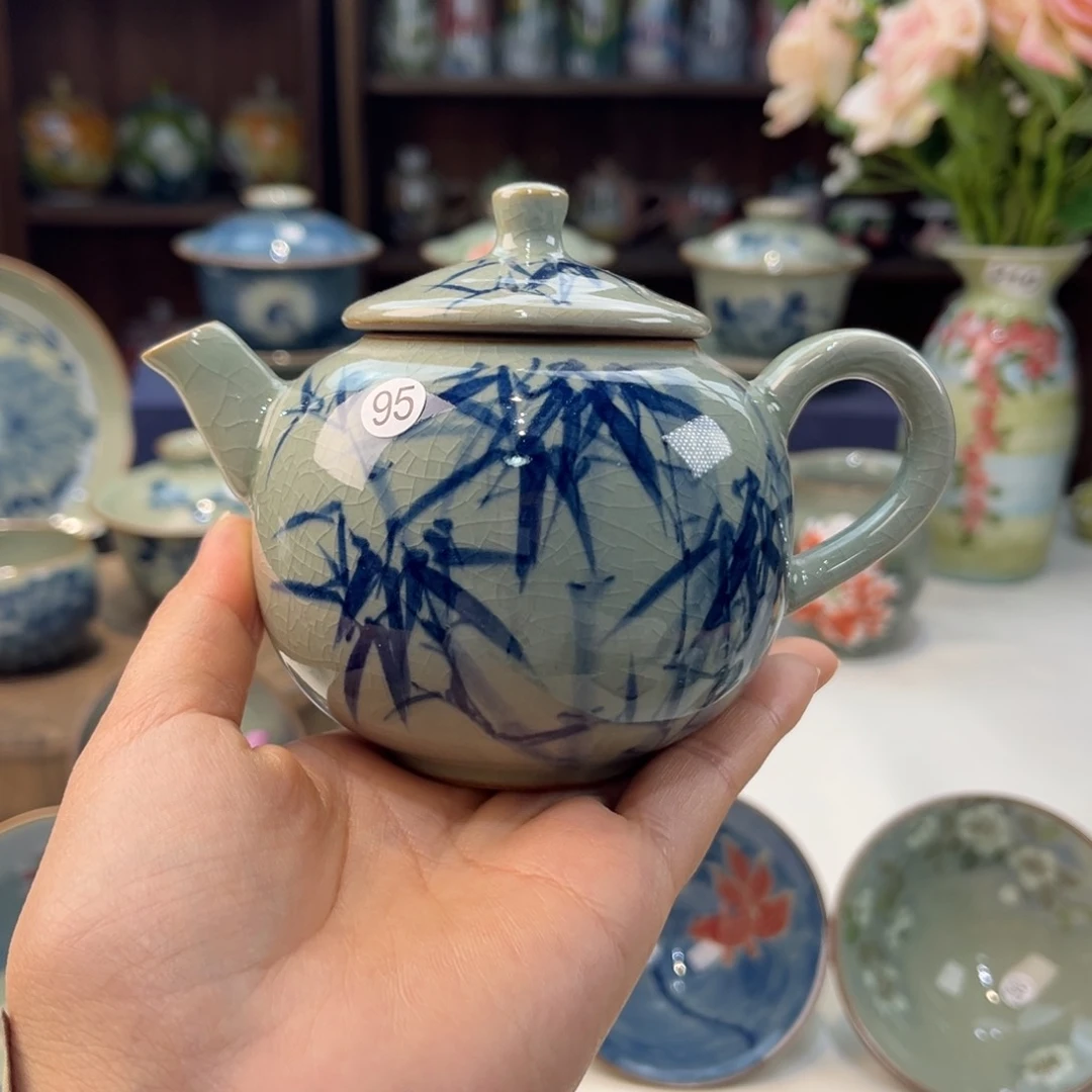 瓷片景德镇手工手绘陶瓷茶具