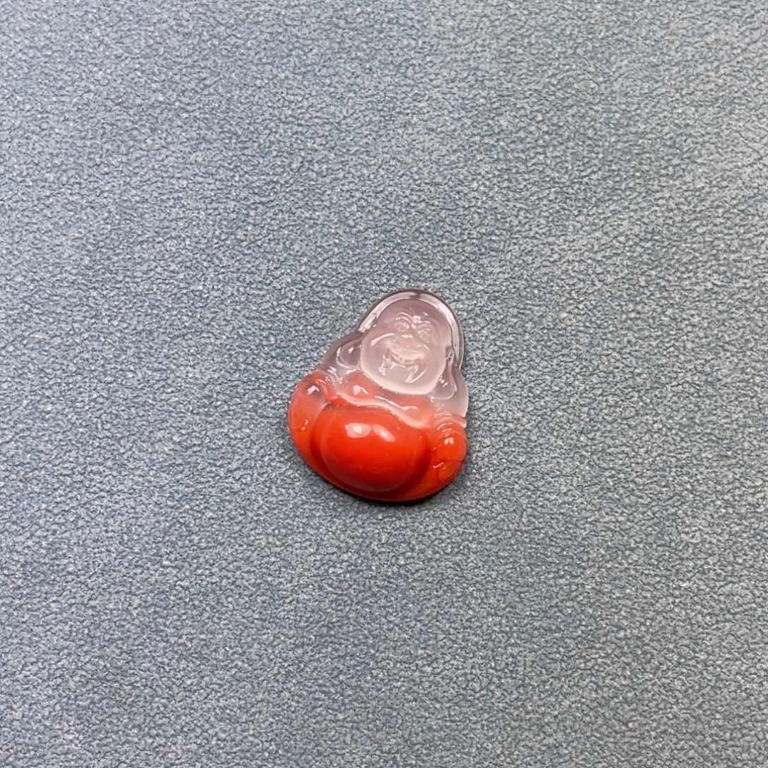 南红玛瑙佛公吊坠未镶嵌昱*