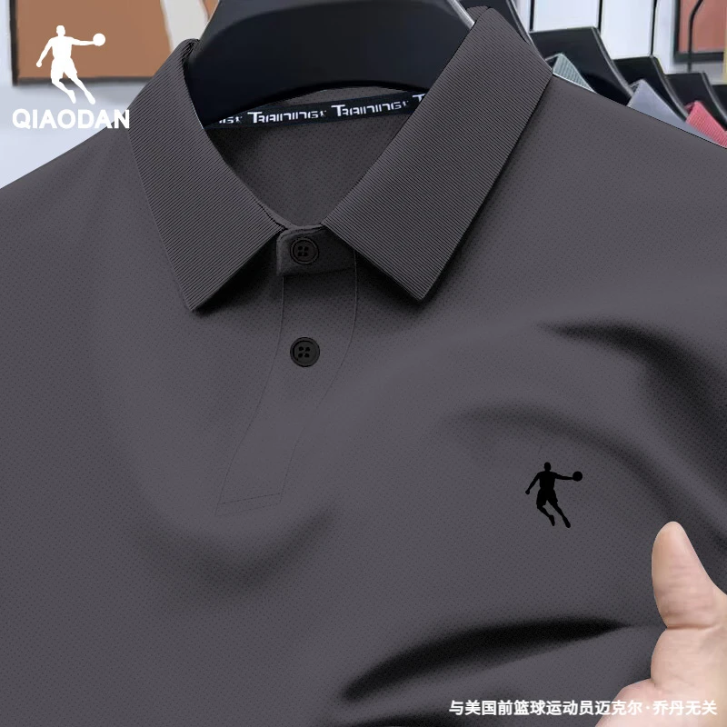 乔丹POLO衫男短袖2025新款夏季正品速干短袖T恤冰丝半袖运动服