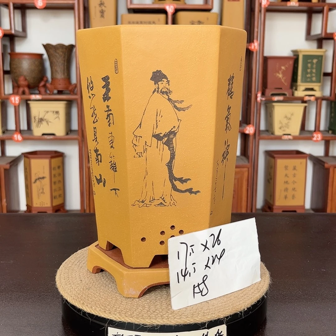 紫砂花盆紫砂花盆