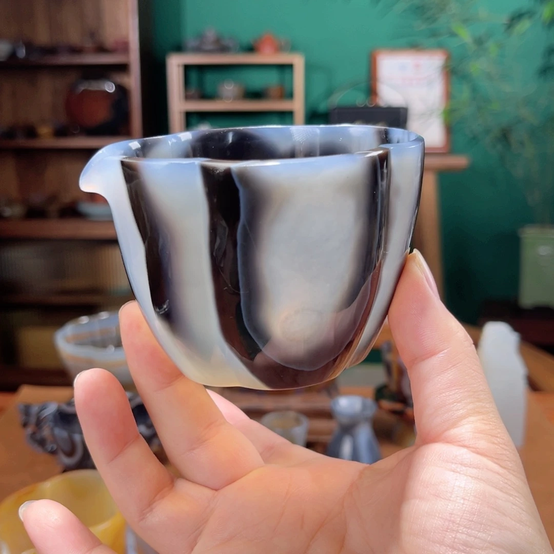 玛瑙/玉髓茶器未镶嵌沈*