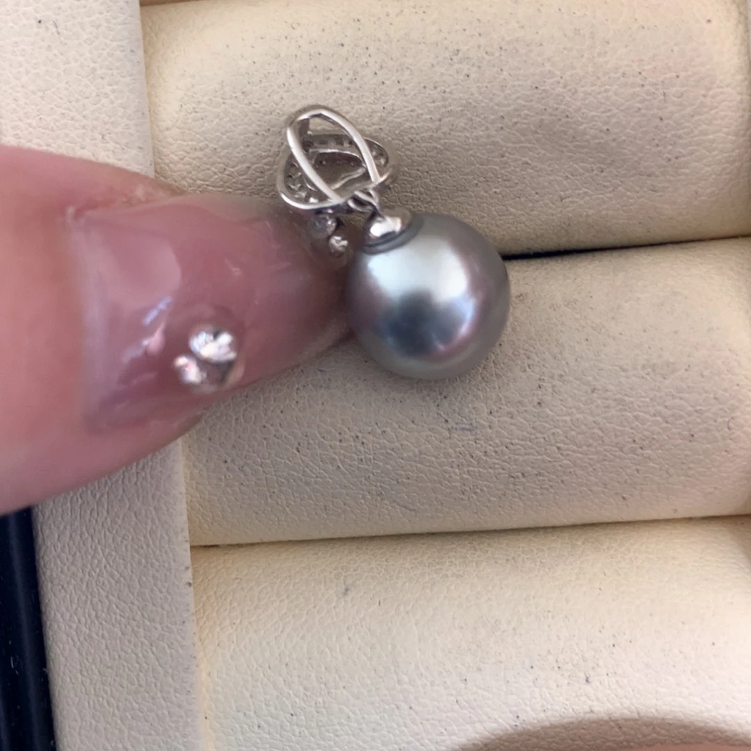 海水珍珠颈饰银S925镶嵌