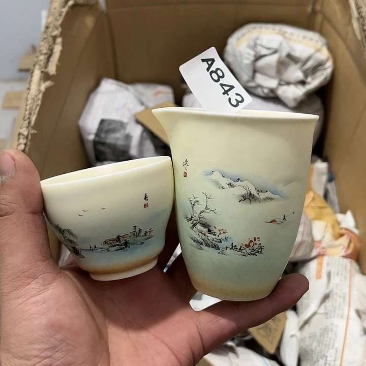 茶具默认微瑕瓷器、茶具、壶、摆件，介意勿拍