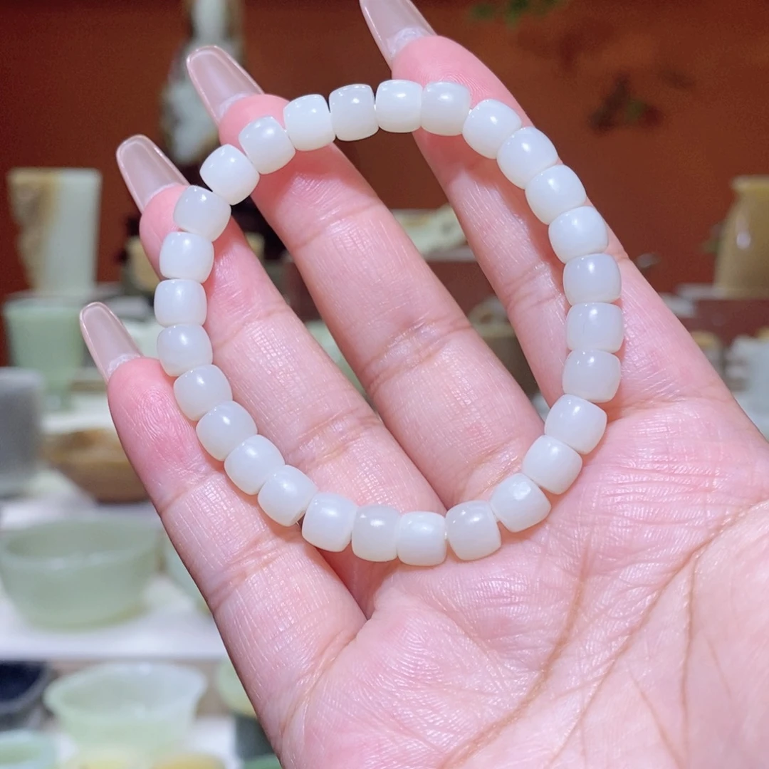 未镶嵌和田玉把件新疆和田玉白玉手串