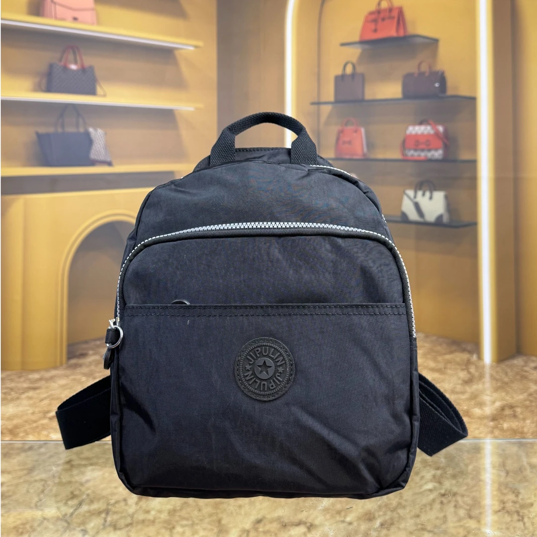 2025新款双肩包尼龙帆布包时尚百搭大容量多层书包防水妈咪包户外