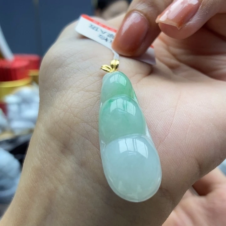 翡翠银S925镶嵌颈饰吊坠58