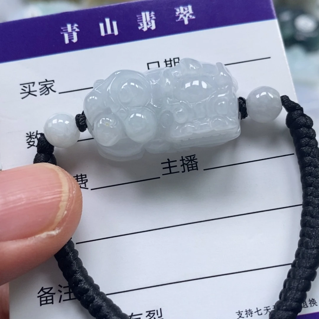 翡翠未镶嵌颈饰多人霸王貔貅手链