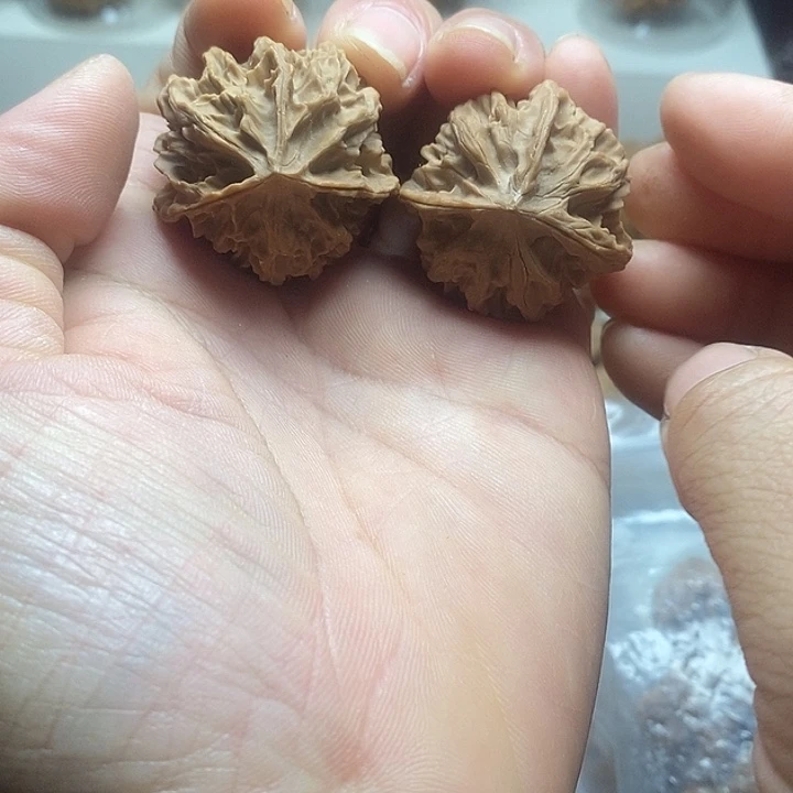 吊坠桃核岐山三愣