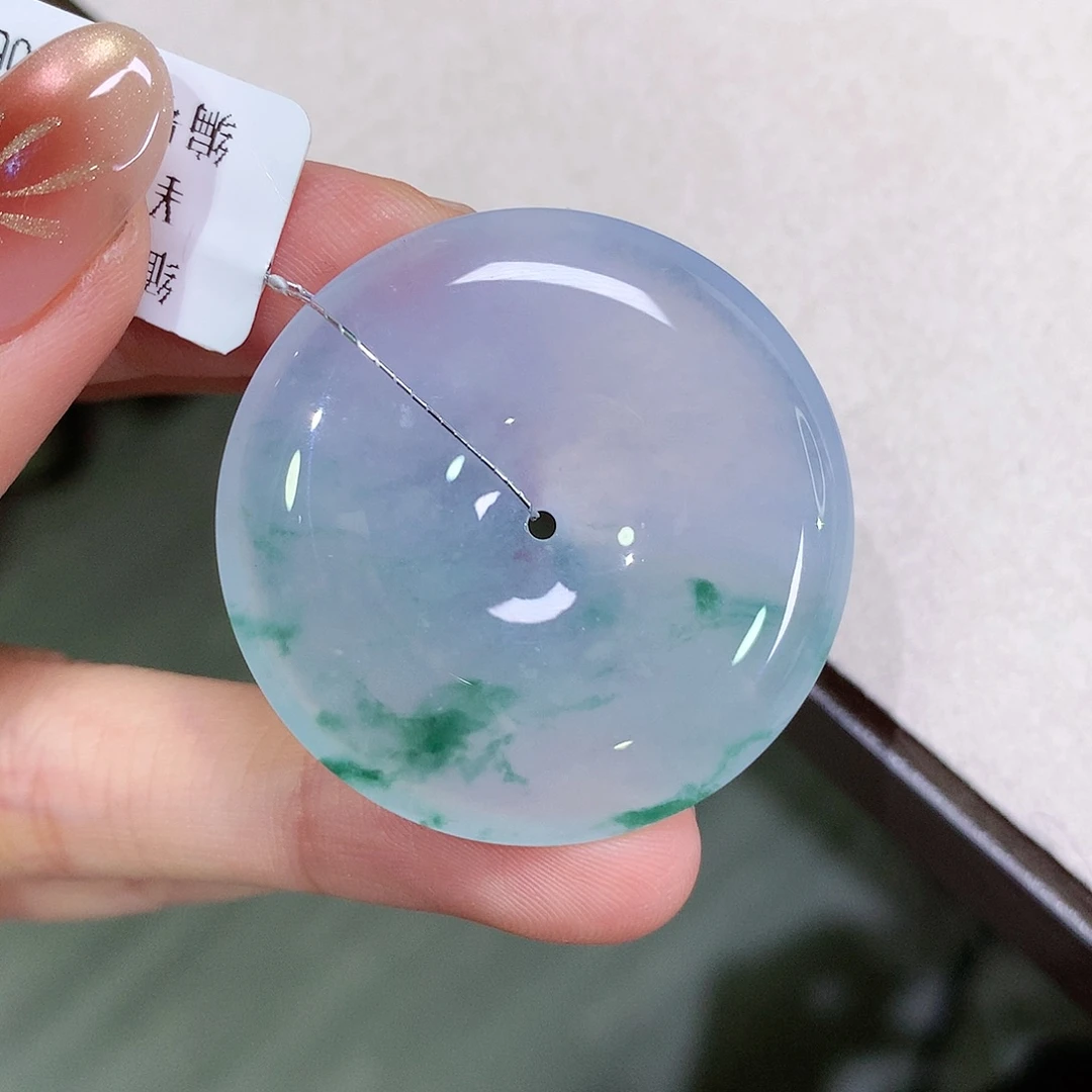 翡翠未镶嵌颈饰36.3-6.0