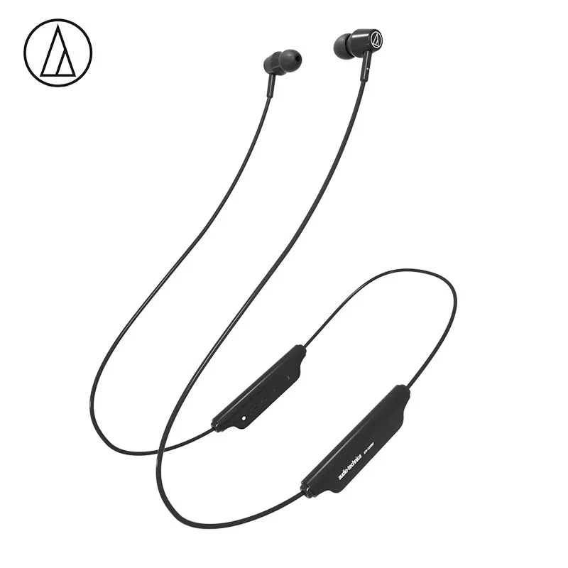 95新  铁三角100bt挂脖运动蓝牙耳机