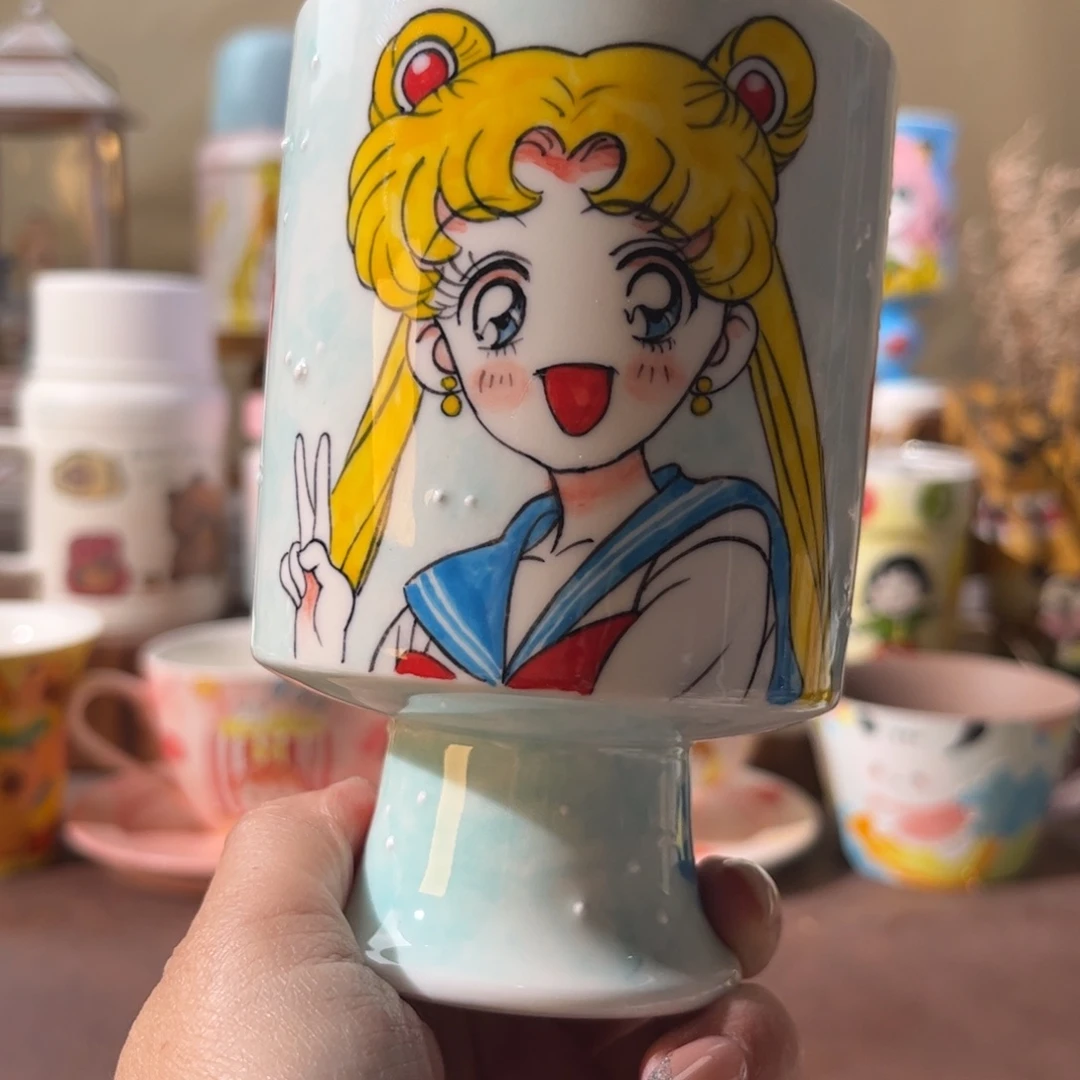 景德镇陶瓷手绘文创水杯