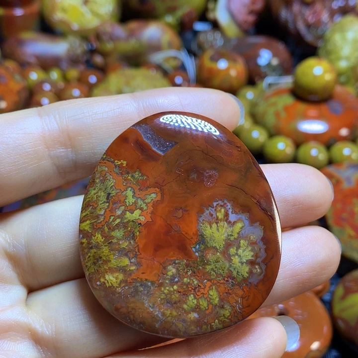 玛瑙/玉髓未镶嵌战国红