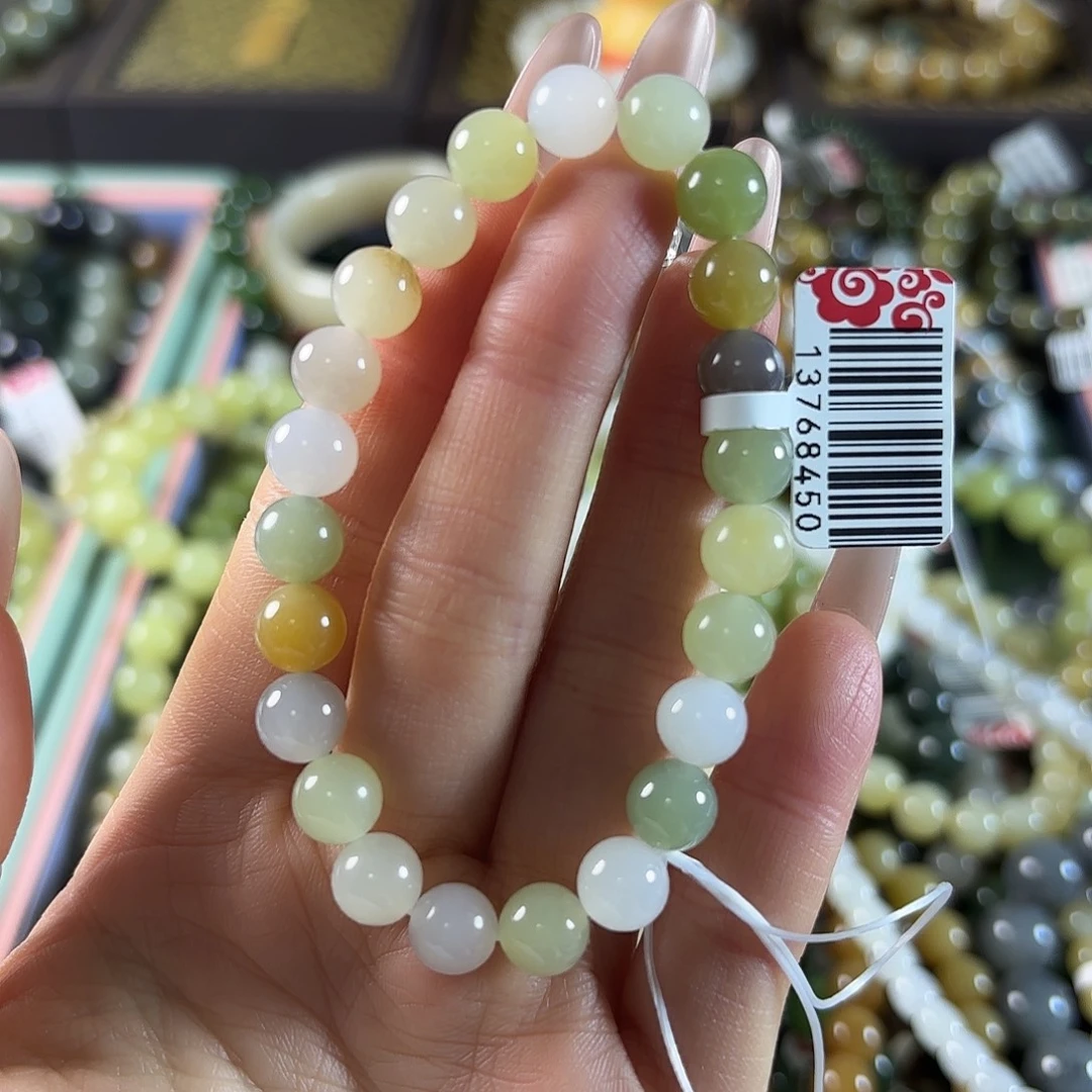 和田玉未镶嵌手链254