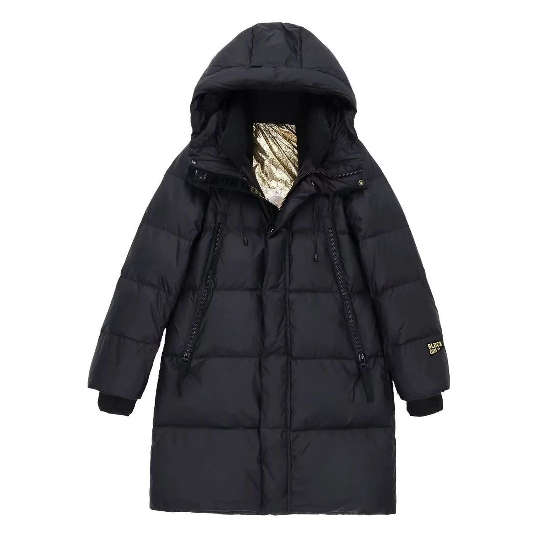 时尚高端加厚连帽百搭羽绒服K24426