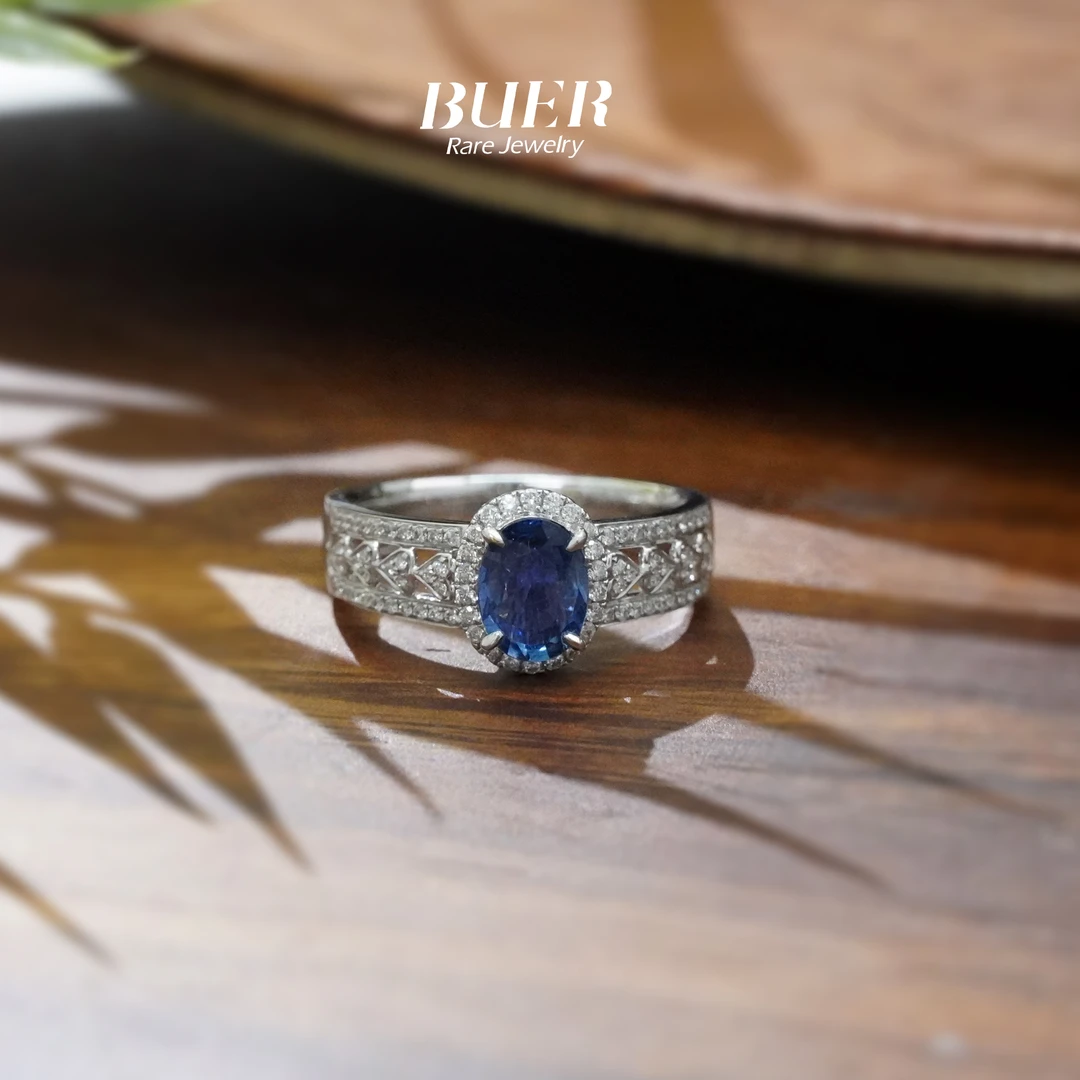 【不二】蓝宝石K金戒指