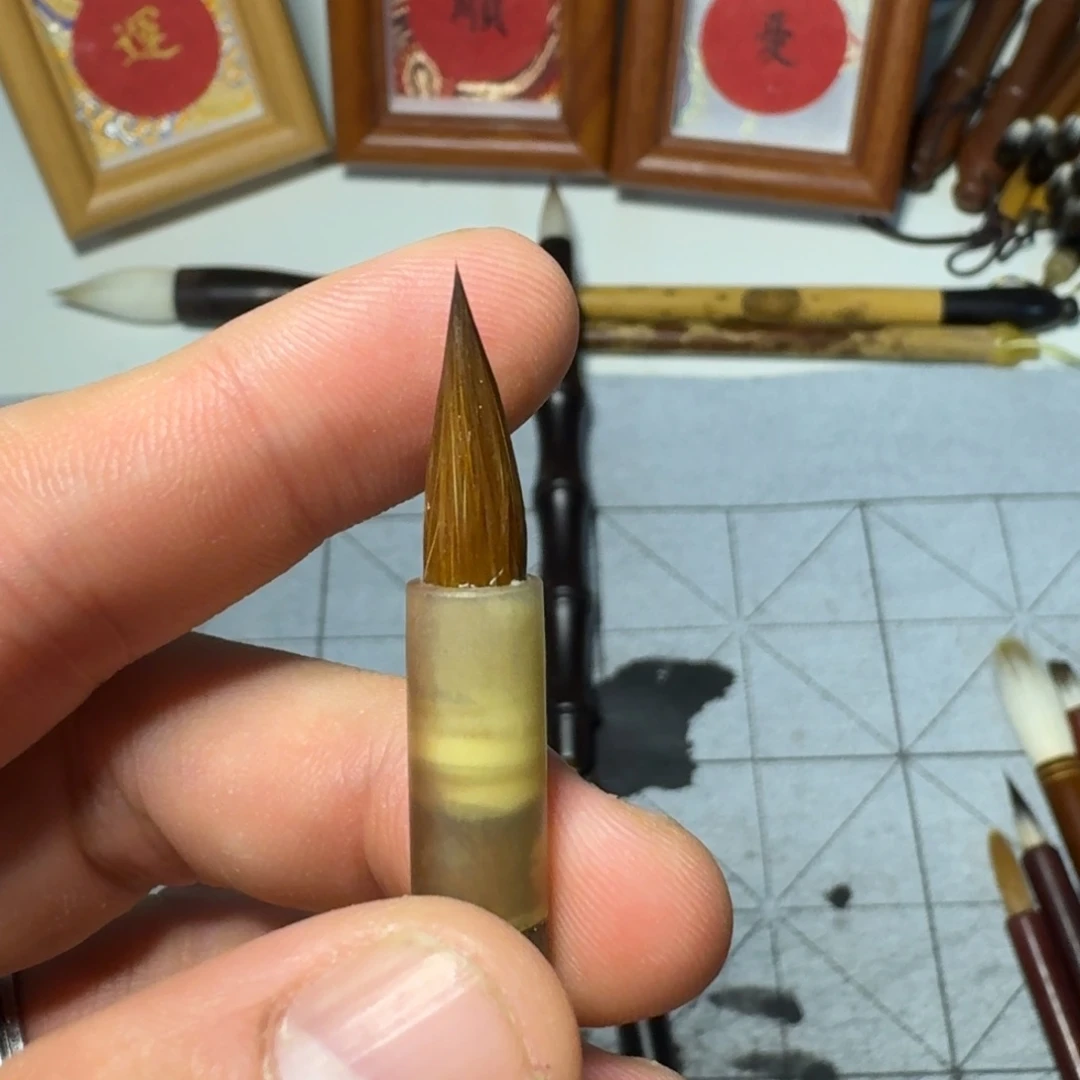 绿檀狼毫一支出锋1.85cm