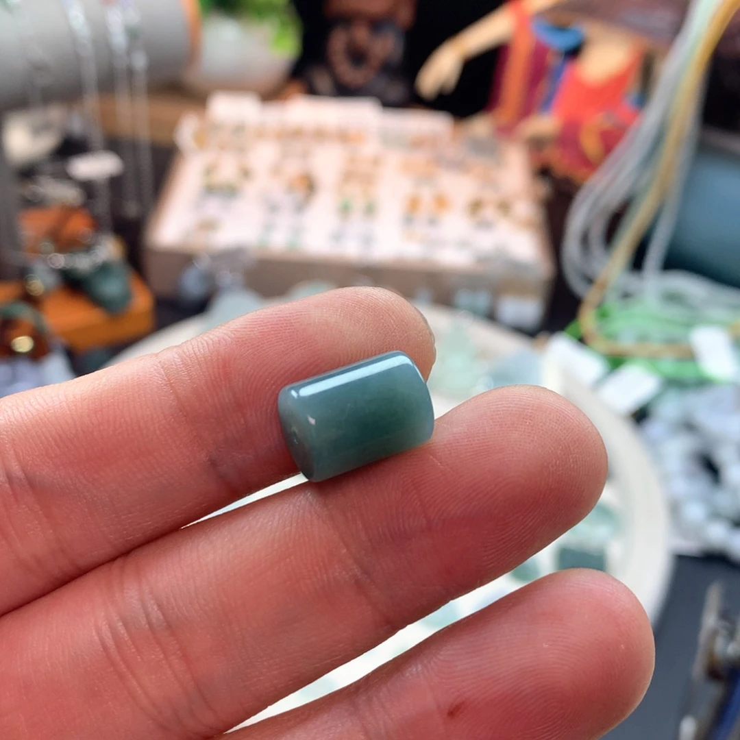 颈饰银S925镶嵌翡翠