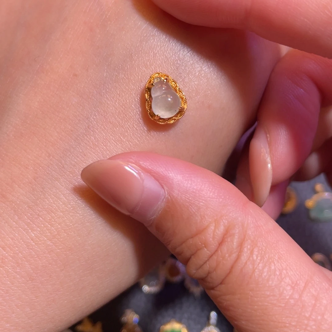 翡翠银S925镶嵌颈饰