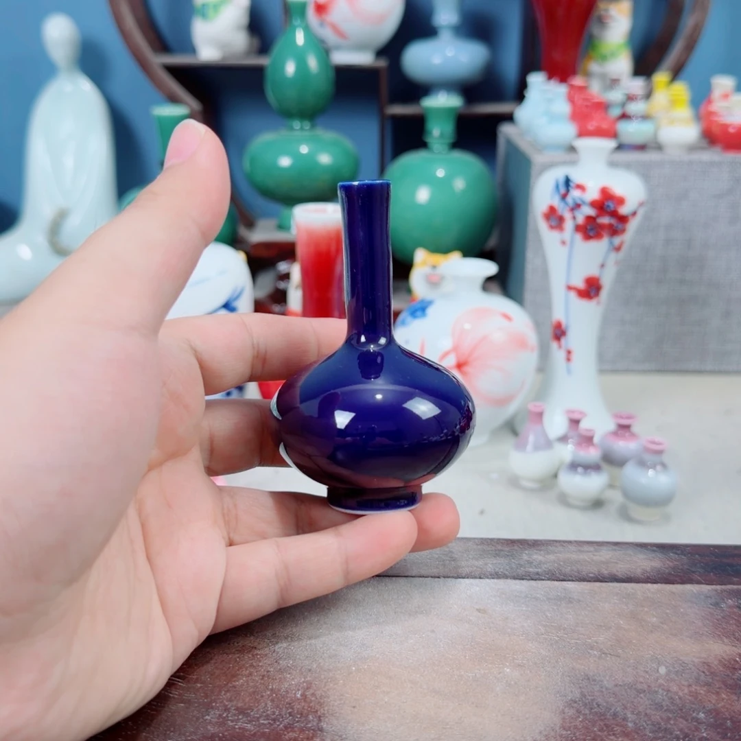陶瓷手工小花器摆件