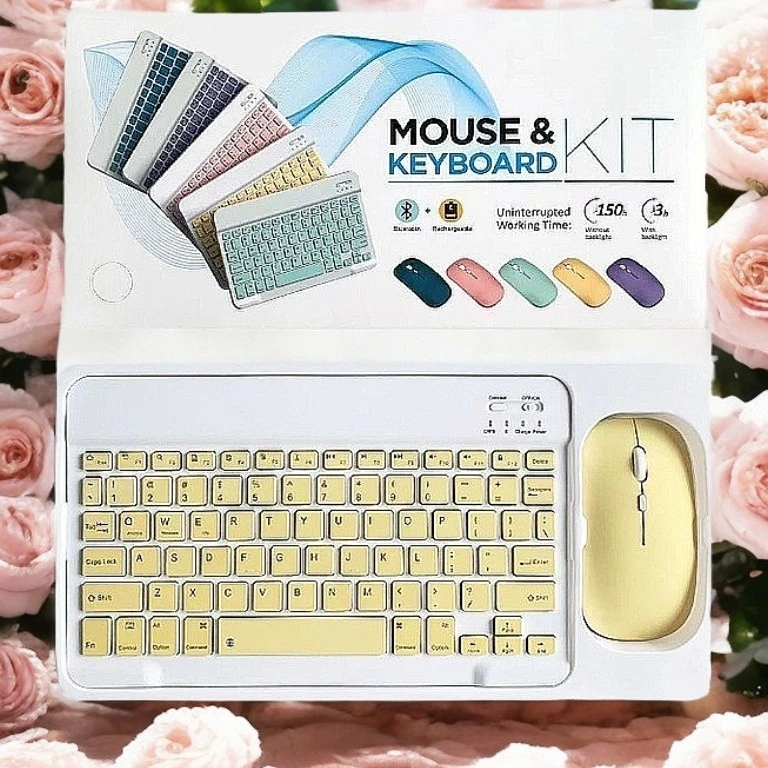 便携无线蓝牙键盘平板专用手机ipad学习机通用外接鼠标小键盘