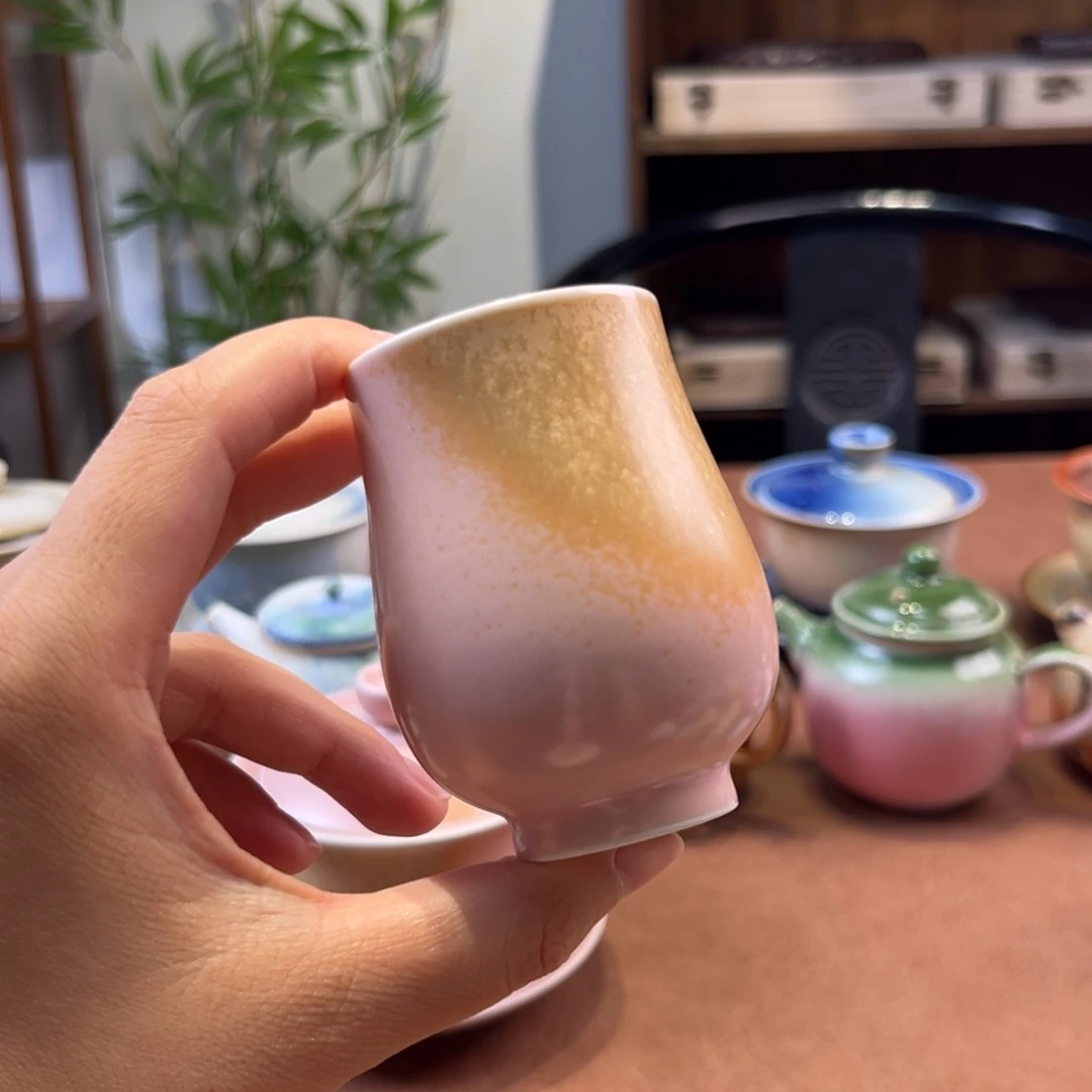 景德镇手工窑变工艺茶器