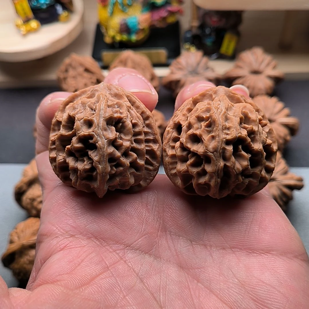 文玩核桃吊坠不打药原装苹果园39尺