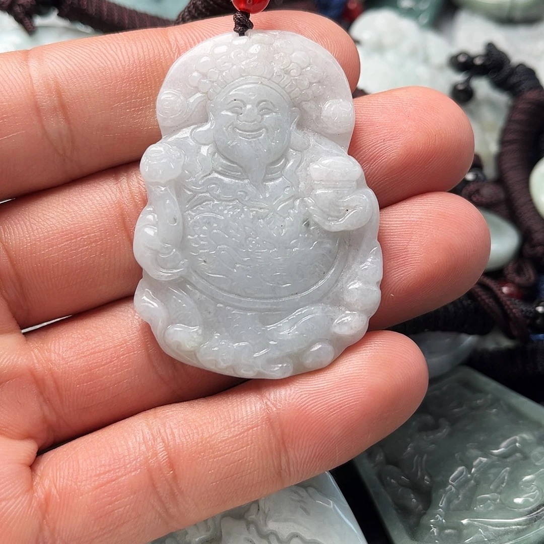 翡翠吊坠(赠链)未镶嵌天然缅甸翡翠A貨吊墜