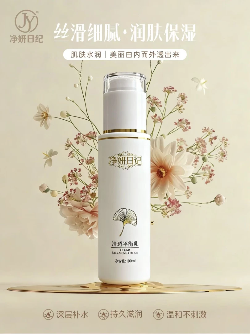 净妍日纪 清透平衡乳