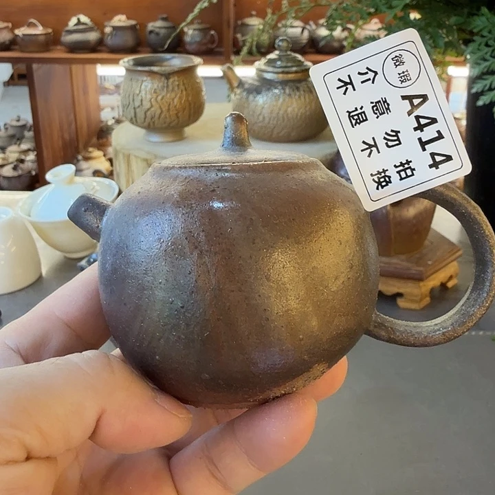 茶壶粗砂柴烧福利心哦多多