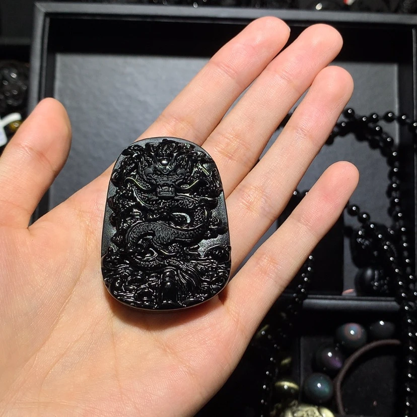 【闪购商品】未镶嵌黑曜岩珠宝奇石愤****1