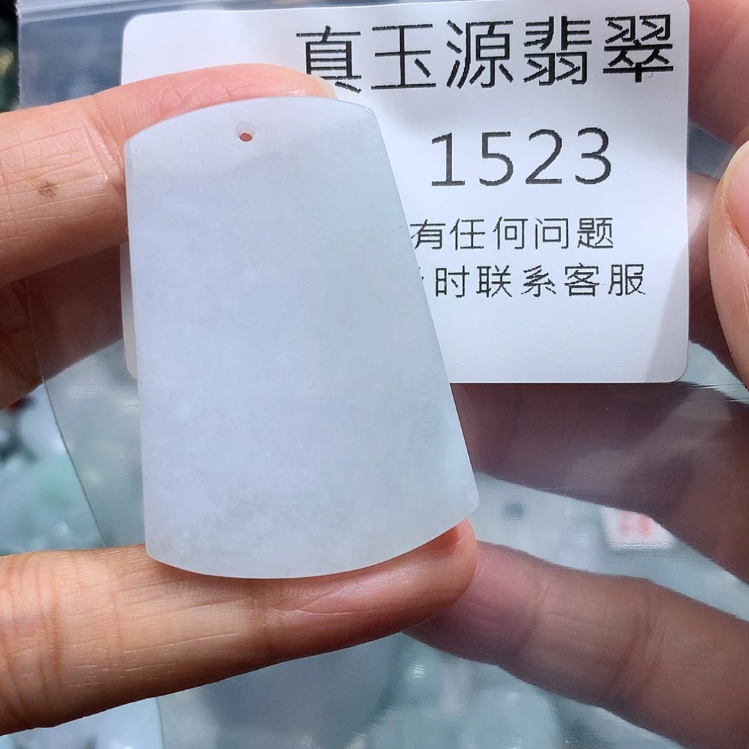 翡翠未镶嵌颈饰1523