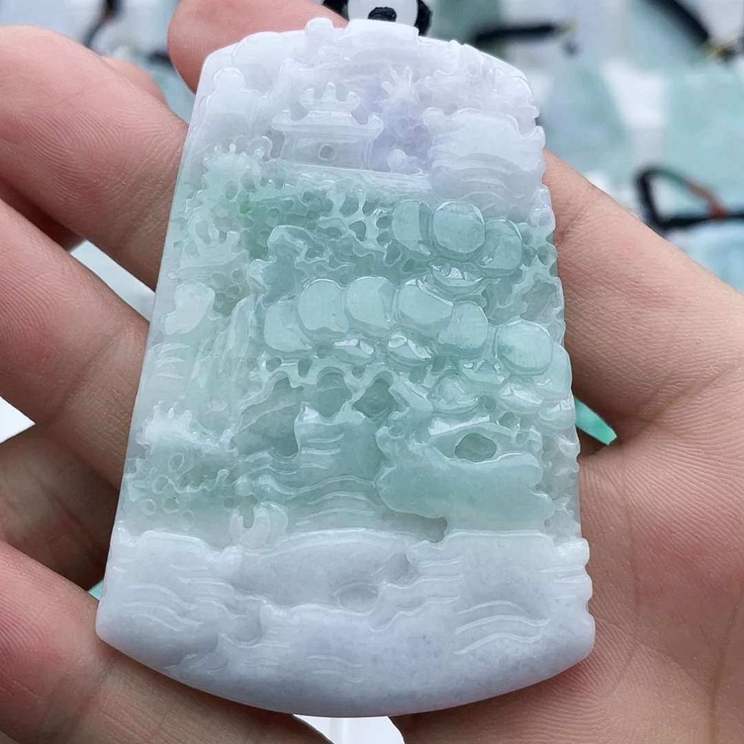 颈饰未镶嵌翡翠翡翠